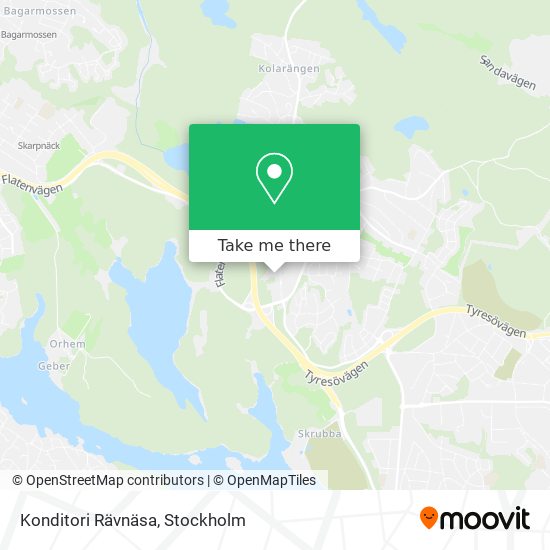 Konditori Rävnäsa map