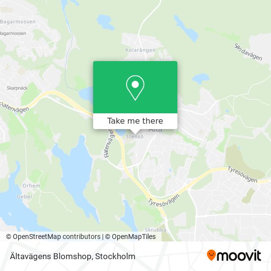 Ältavägens Blomshop map