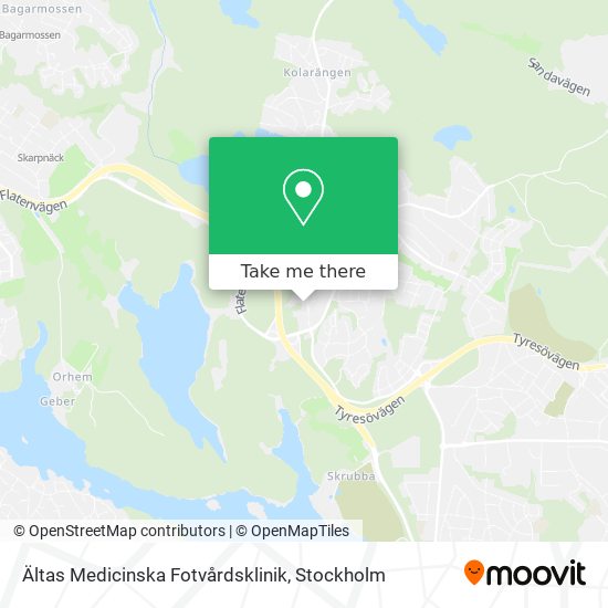 Ältas Medicinska Fotvårdsklinik map