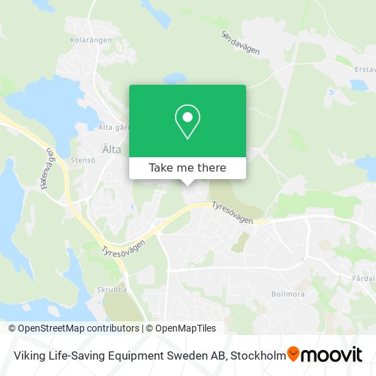 Viking Life-Saving Equipment Sweden AB map