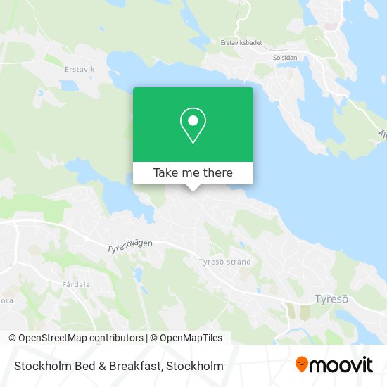 Stockholm Bed & Breakfast map