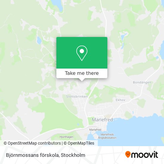 Björnmossans förskola map