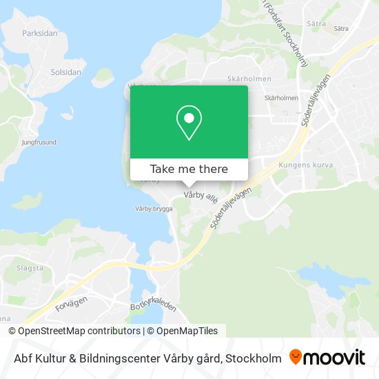 Abf Kultur & Bildningscenter Vårby gård map