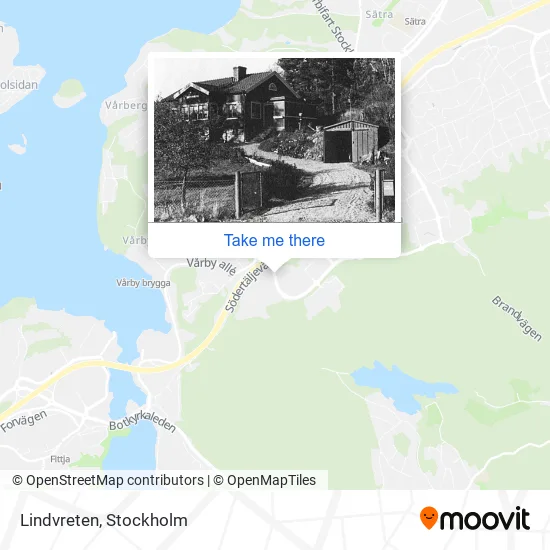 Lindvreten map