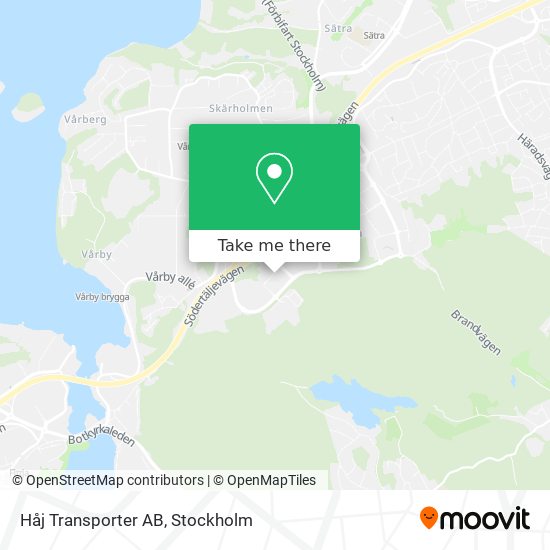 Håj Transporter AB map