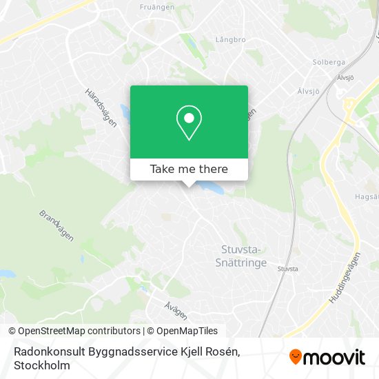 Radonkonsult Byggnadsservice Kjell Rosén map