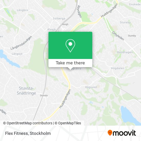 Flex Fitness map