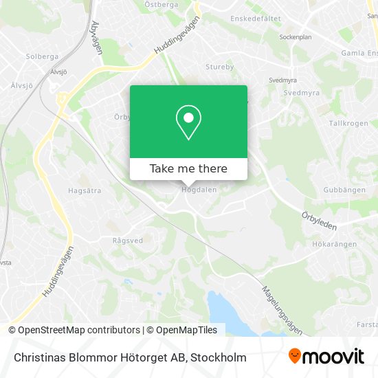 Christinas Blommor Hötorget AB map