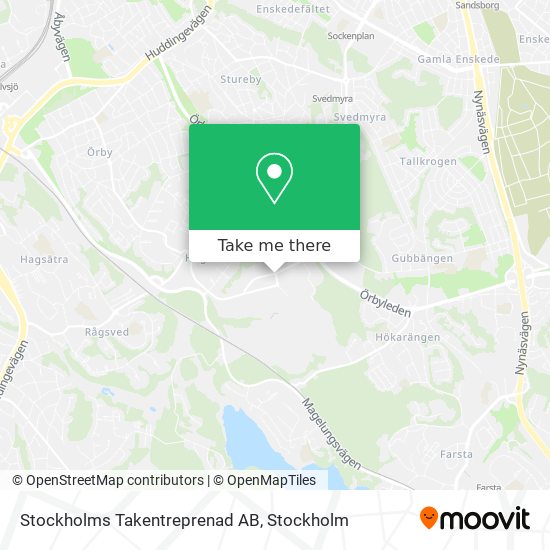 Stockholms Takentreprenad AB map