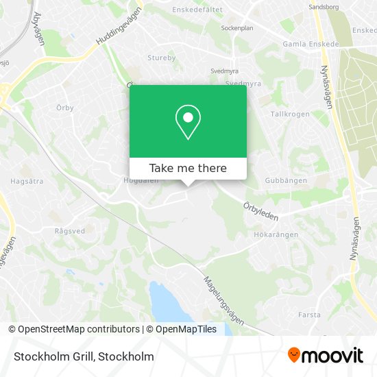 Stockholm Grill map