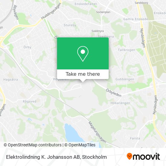 Elektrolindning K. Johansson AB map