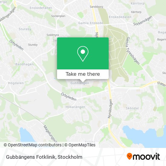 Gubbängens Fotklinik map