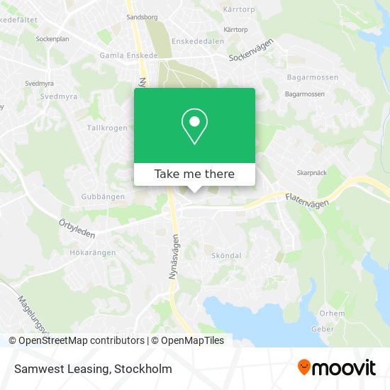 Samwest Leasing map