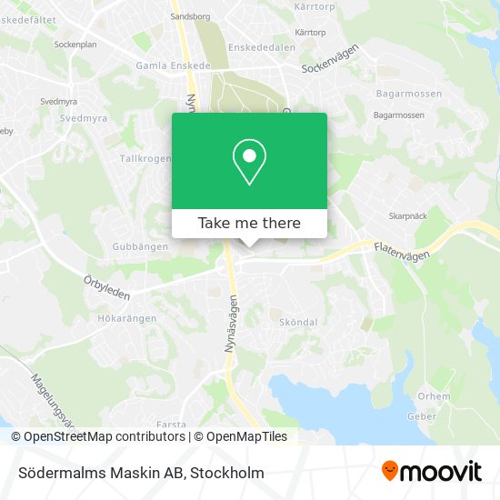 Södermalms Maskin AB map