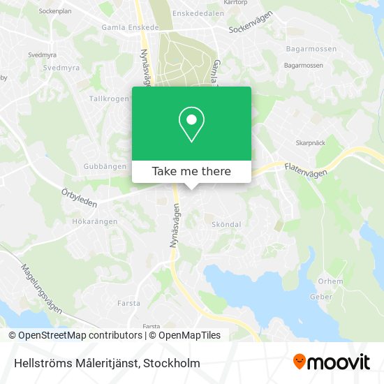 Hellströms Måleritjänst map