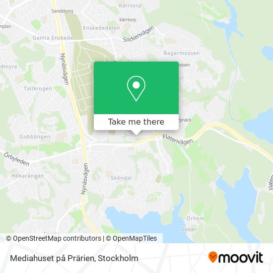 Mediahuset på Prärien map