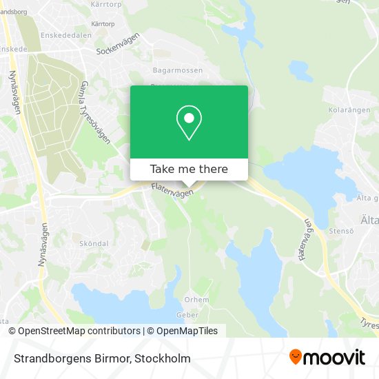 Strandborgens Birmor map