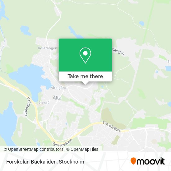 Förskolan Bäckaliden map