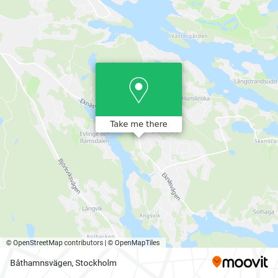 Båthamnsvägen map