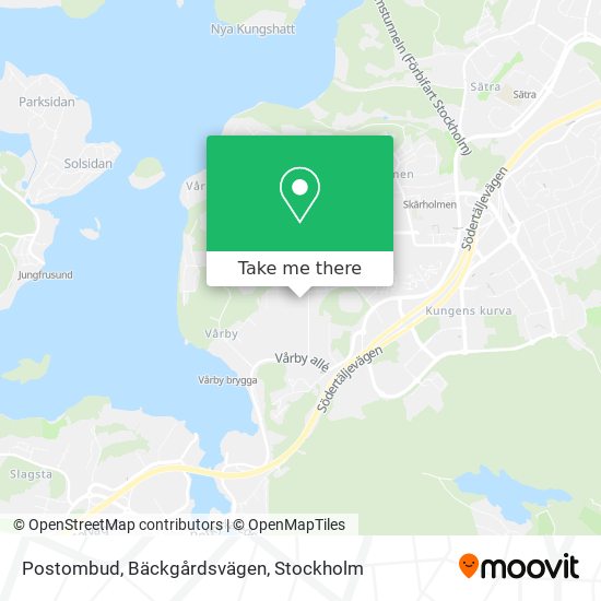 Postombud, Bäckgårdsvägen map