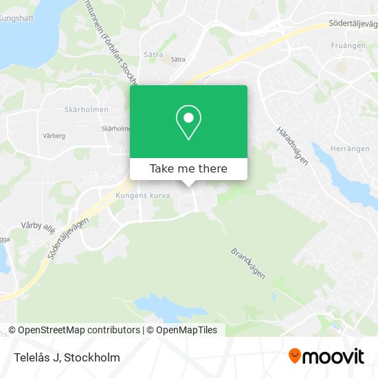 Telelås J map