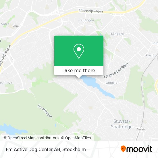 Fm Active Dog Center AB map