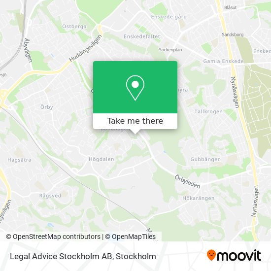 Legal Advice Stockholm AB map