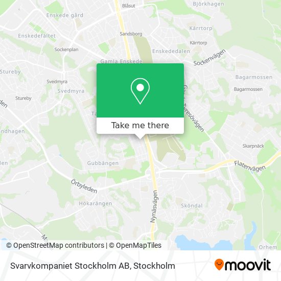 Svarvkompaniet Stockholm AB map