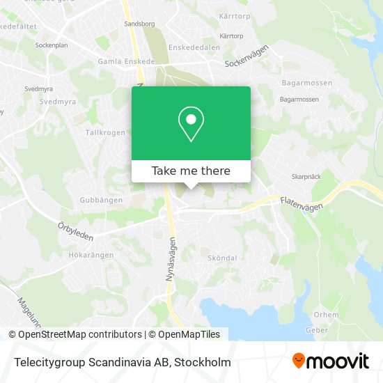 Telecitygroup Scandinavia AB map