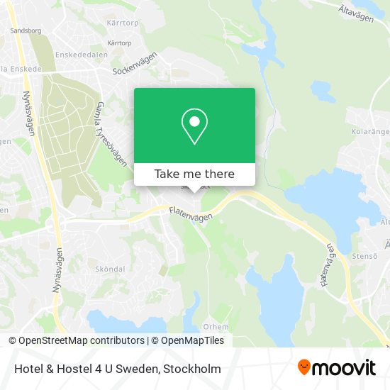 Hotel & Hostel 4 U Sweden map