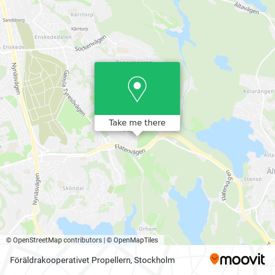 Föräldrakooperativet Propellern map