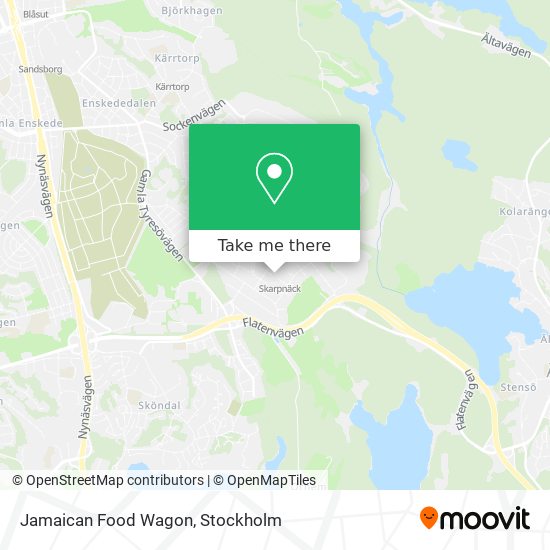 Jamaican Food Wagon map