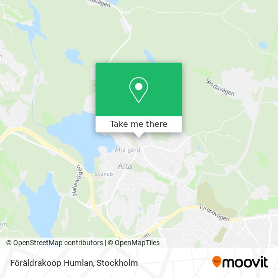 Föräldrakoop Humlan map