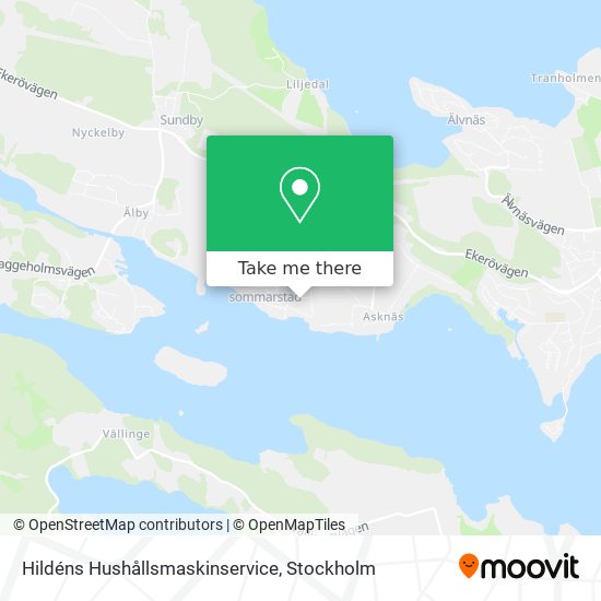 Hildéns Hushållsmaskinservice map