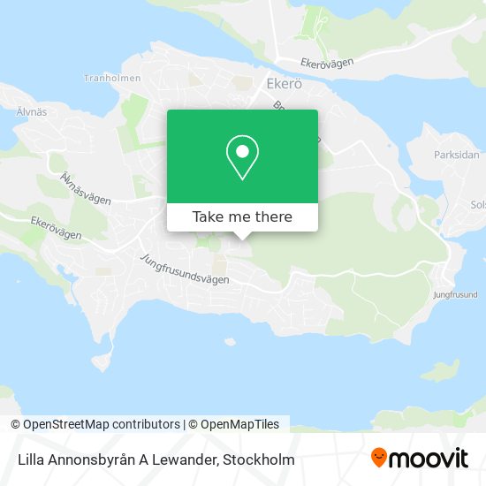 Lilla Annonsbyrån A Lewander map