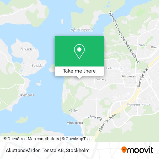 Akuttandvården Tensta AB map