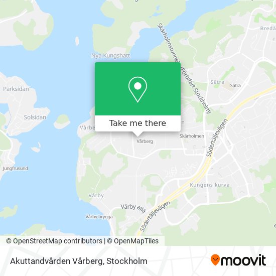 Akuttandvården Vårberg map