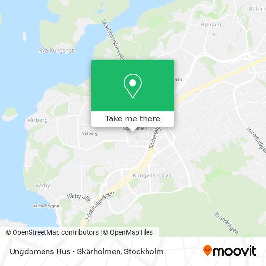 Ungdomens Hus - Skärholmen map