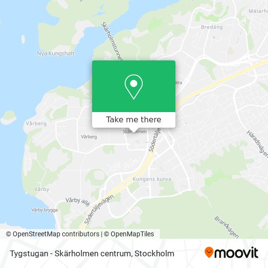 Tygstugan - Skärholmen centrum map