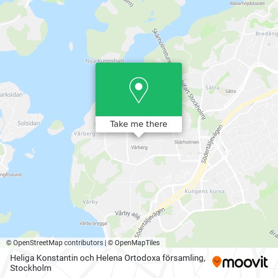 Heliga Konstantin och Helena Ortodoxa församling map