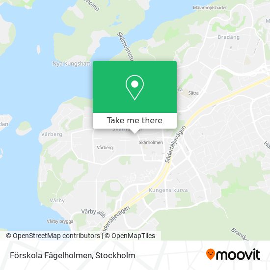 Förskola Fågelholmen map