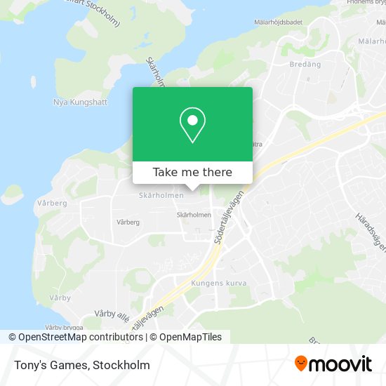 Tony's Games map