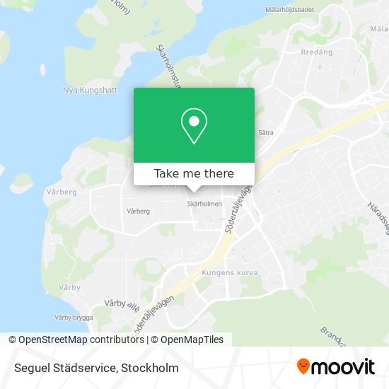 Seguel Städservice map