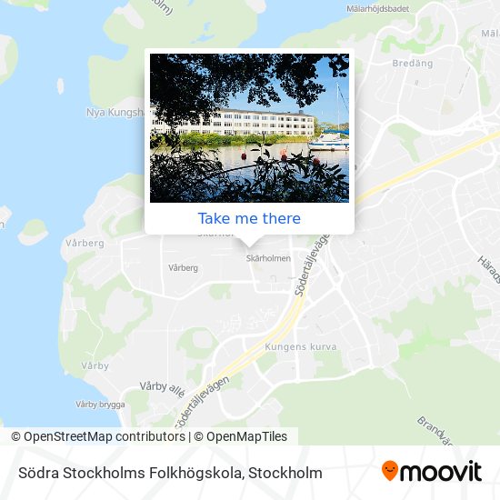 Södra Stockholms Folkhögskola map