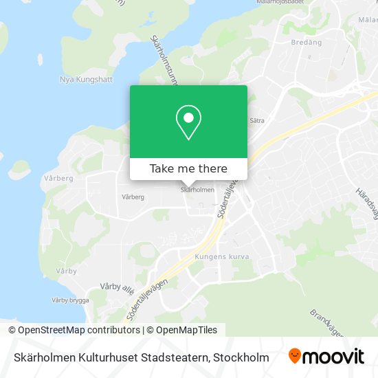 Skärholmen Kulturhuset Stadsteatern map