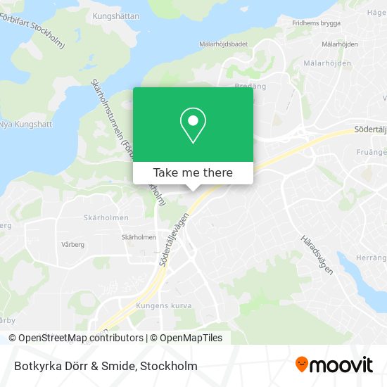 Botkyrka Dörr & Smide map