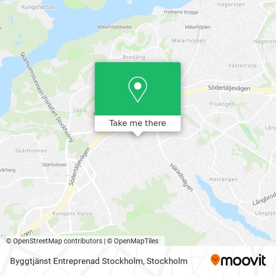 Byggtjänst Entreprenad Stockholm map