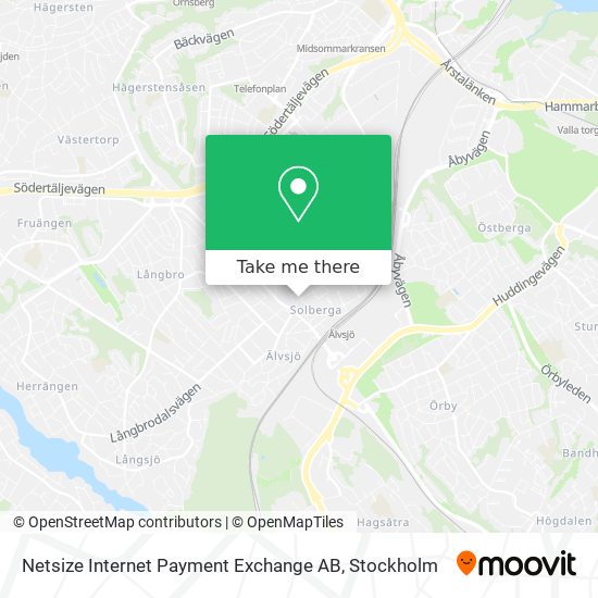 Netsize Internet Payment Exchange AB map