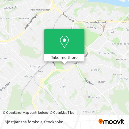 Sjöstjärnans förskola map