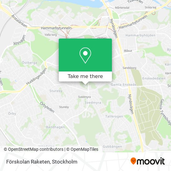 Förskolan Raketen map